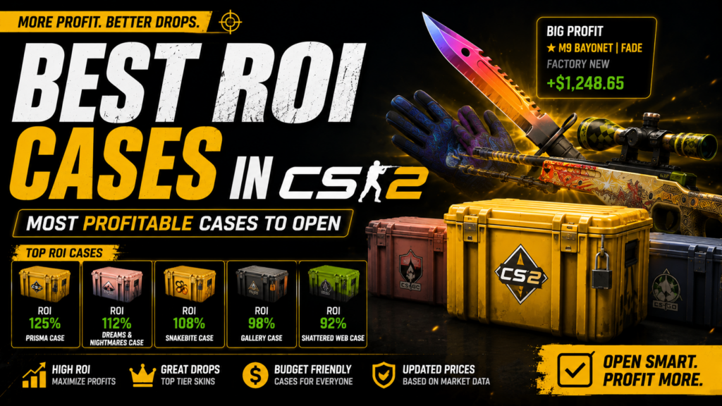 Best ROI Cases In CS2: Most Profitable Case To Open