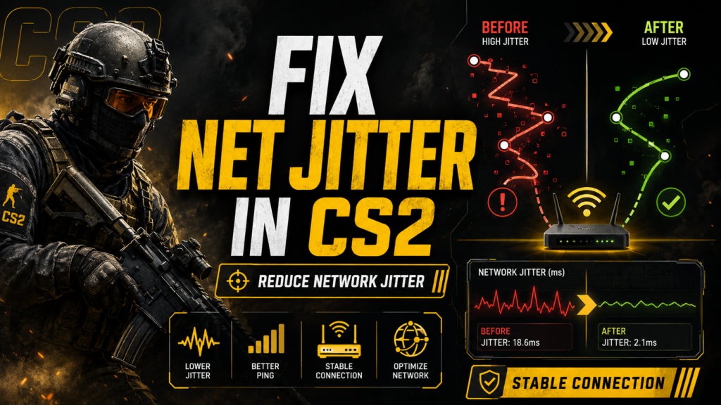 How To Fix Net Jitter In CS2 – Reduce Network Jitter