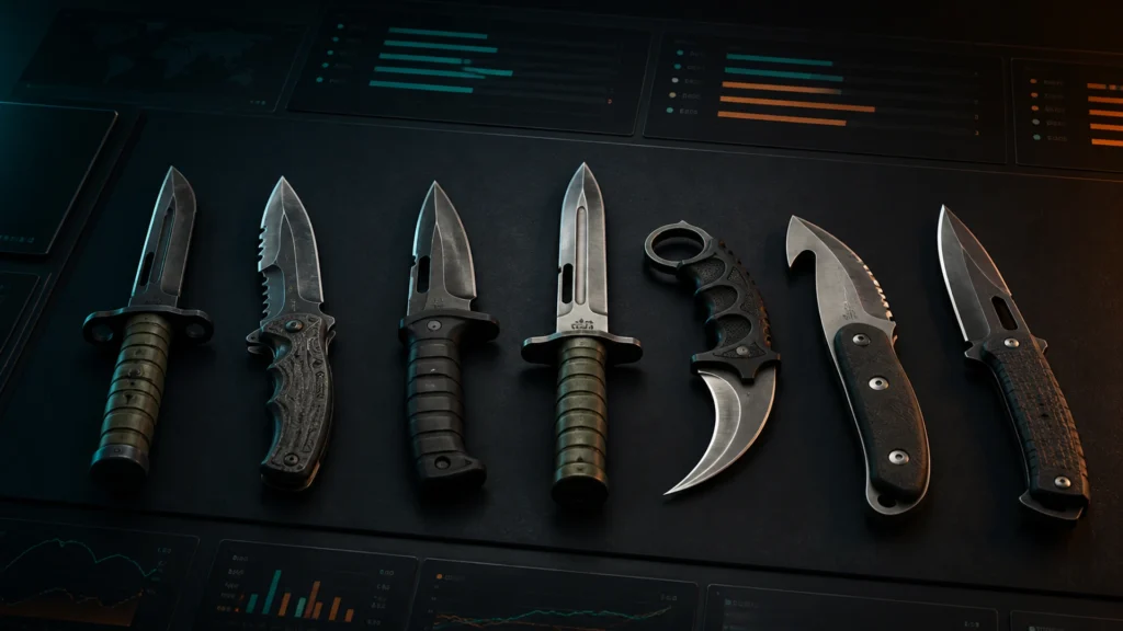The Cheapest CS2 Knives
